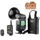 Godox WITSTRO AD360 High Power externe Flash Licht Speedlite-Kits mit 16 Kanäle Trigger Kit und Lithium-Akku Pack für DSLR-Kamera-09